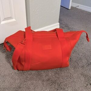 Dagne Dover Medium Landon Neoprene Carryall in Goji